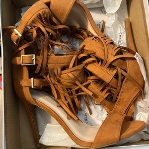 Wild Diva Suede Heels